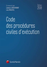 Code des procédures civiles d'exécution 2018