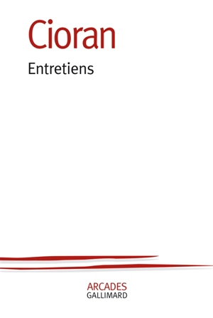 Entretiens - Emil Cioran