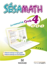 Sésamath : le manuel de cycle 4, 5e, 4e, 3e - Sésamath (France)