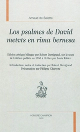 Los psalmes de David metvts en rima bernesa