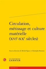 Circulation, métissage et culture matérielle, XVIe-XXe siècles