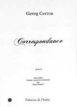 Correspondance. Vol. 2 - Georg Cantor