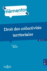 Droit des collectivités territoriales - Virginie Donier