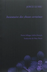 Inventaire des choses certaines : anthologie bilingue italien-français - Joyce Lussu