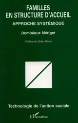 Familles en structure d'accueil : approche systémique - Dominique Mérigot