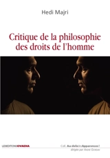 Critique de la philosophie des droits de l'homme - Hedi Majri