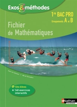 Fichier de mathématiques 1re bac pro : groupements A et B - Jean-Luc Dianoux