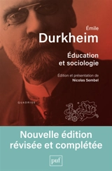 Education et sociologie - Emile Durkheim