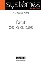 Droit de la culture - Jean-Raphaël Pellas