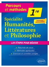 Spécialité humanités, littérature et philosophie, 1re : nouveaux programmes - Natalie Reniers-Cossart