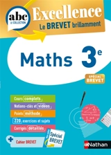 Maths 3e : spécial brevet - Carole Feugère