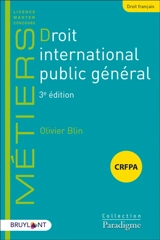 Droit international public général - Olivier Blin
