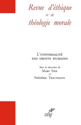 Revue d'éthique et de théologie morale, hors série, n° 19. L'universalité des droits humains