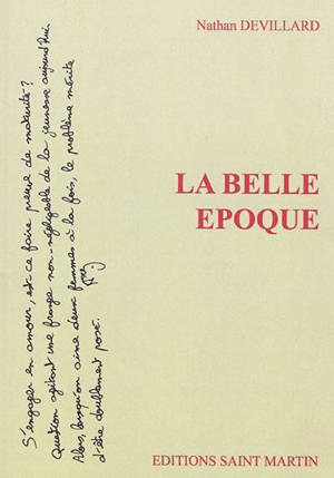 La belle époque - Nathan Devillard