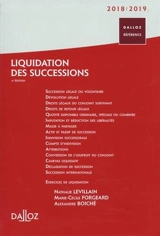 Liquidation des successions : 2018-2019 - Nathalie Levillain