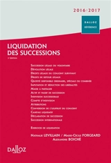 Liquidation des successions : 2016-2017 - Nathalie Levillain