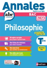 Philosophie terminale : nouveau bac, 2023 - Gérard Durozoi
