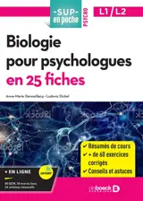 Biologie pour psychologues en 25 fiches - Anne-Sophie Darmaillacq