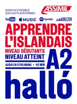Apprendre l'islandais : niveau débutants : niveau atteint A2 - Kristin Jonsdottir