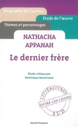 Le dernier frère, Natacha Appanah - Dominique Ranaivoson