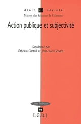 Action publique et subjectivité