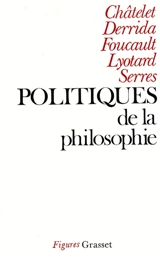 Politiques de la philosophie