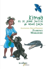Kimya et le jeune gorille du fleuve Congo - Florence Marguerie