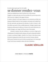Se donner rendez-vous - Claude Sérillon