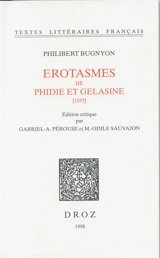 Les érotasmes de Phidie et Gelasine, 1557 - Philibert Bugnyon
