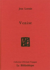 Venise - Jean Lorrain