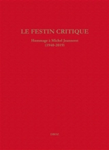 Le festin critique : hommage à Michel Jeanneret, 1940-2019