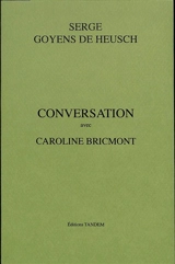 Conversation avec Caroline Bricmont - Caroline Bricmont
