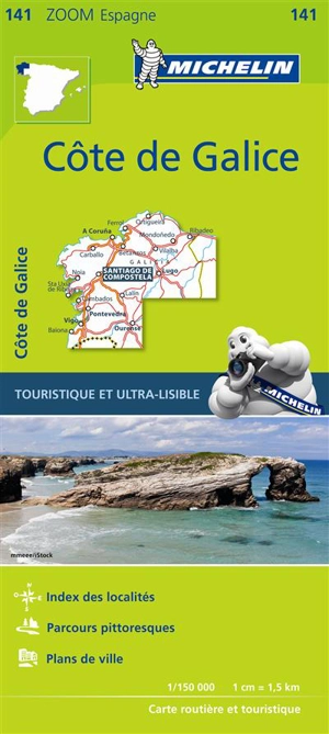 CARTE ZOOM COTE DE GALICE - Collectif