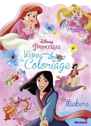 Disney princesses : vive le coloriage : avec stickers - Walt Disney company