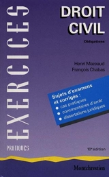 Droit civil : obligations - Henri Mazeaud