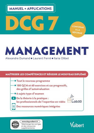 DCG 7, management : manuel + applications : conforme à la réforme - Alexandre Dumand
