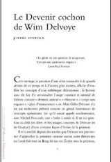 Le devenir cochon de Wim Delvoye - Pierre Sterckx