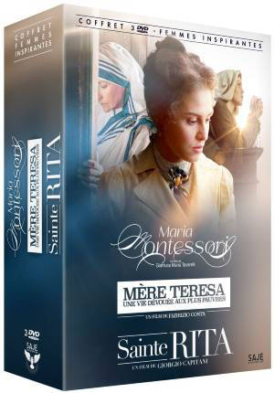 Coffret Femmes inspirantes : Maria Montessori - Mère Teresa - Sainte Rita - Collectif