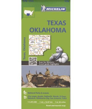 CARTE ZOOM TEXAS - OKLAHOMA - Collectif