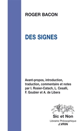 Des signes - Roger Bacon