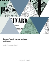 Revue d'histoire et de littérature religieuses - Alfred Loisy