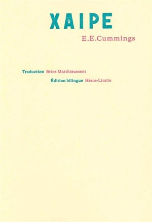 Xaipe - Edward Estlin Cummings