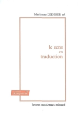 Le sens en traduction