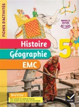 Histoire géographie, EMC 5e : fiches d'activités - David Roussy