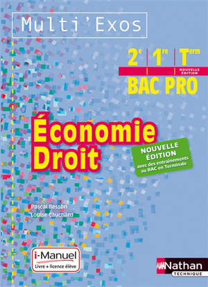 Economie droit 2e, 1re, terminale bac pro - Pascal Besson