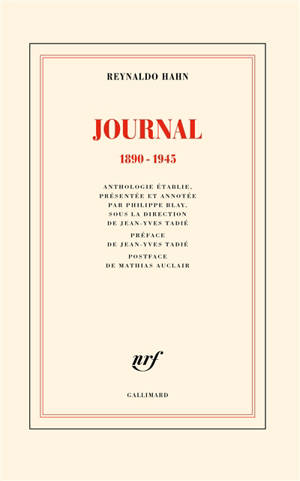 Journal : 1890-1945 - Reynaldo Hahn