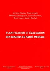 Planification et évaluation des besoins en santé mentale