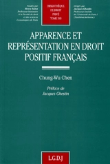 Apparence et représentation en droit positif français - Chung-Wu Chen