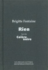 Rien. Colère noire - Brigitte Fontaine