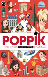 Paris : 1 poster, 53 stickers - Delphine Gravier-Badreddine